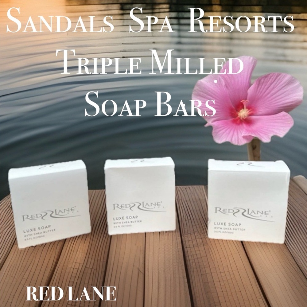 Red Lane Spa Zentz~Luxe Soaps with Shea Butter~3~3.5oz  Bars NEW Discontinued